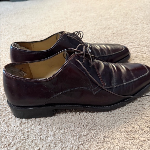 Salvatore Ferragamo Brown Dress Shoes - Picture 3 of 7